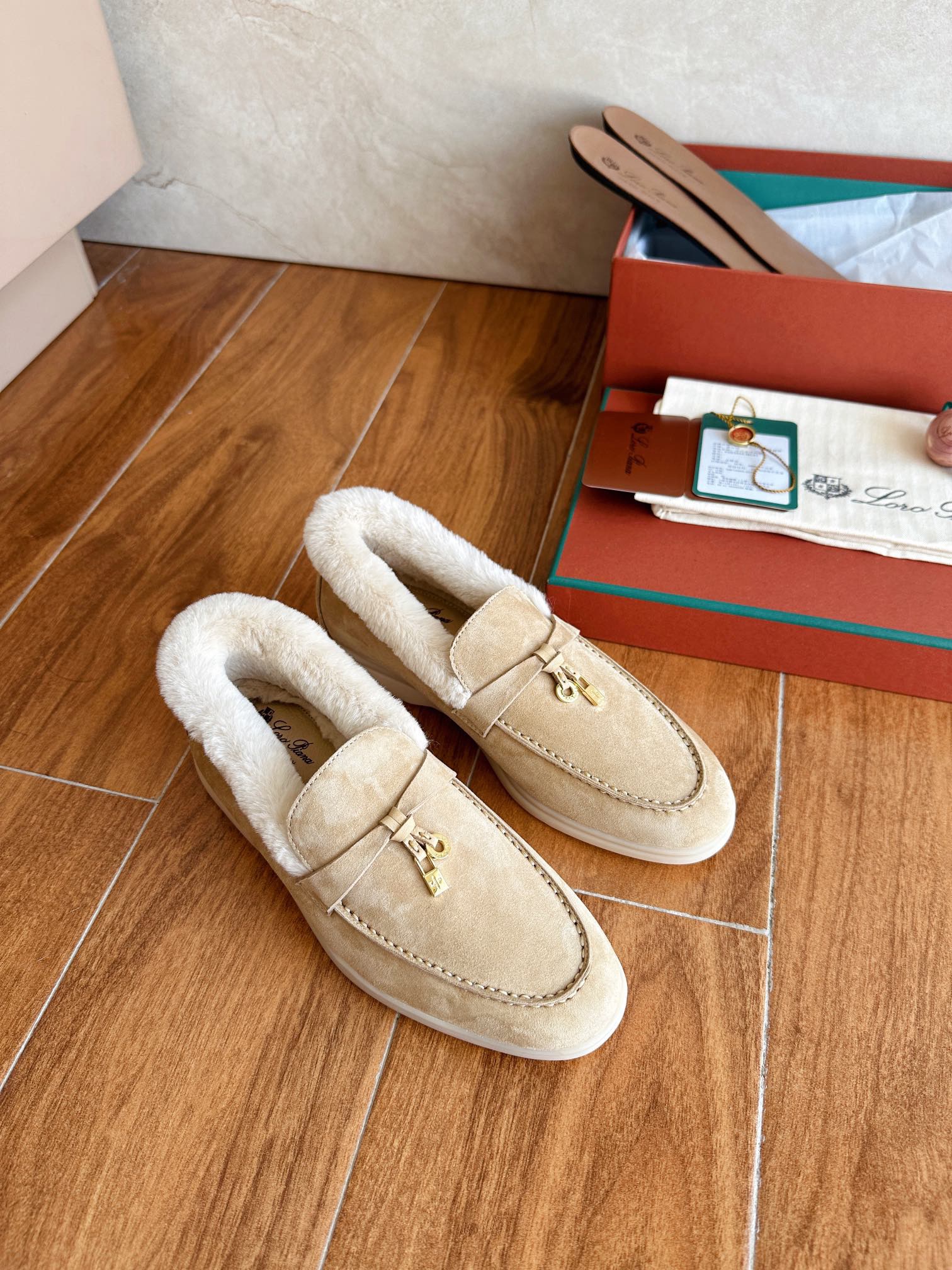 Loro Piana Unisex Loafers Size 36-46