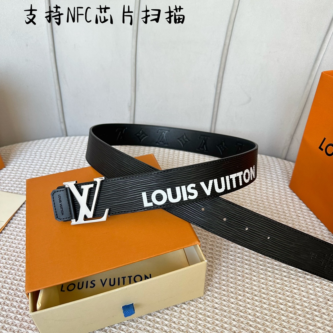 Louis Vuitton Men Belt Width 4cm