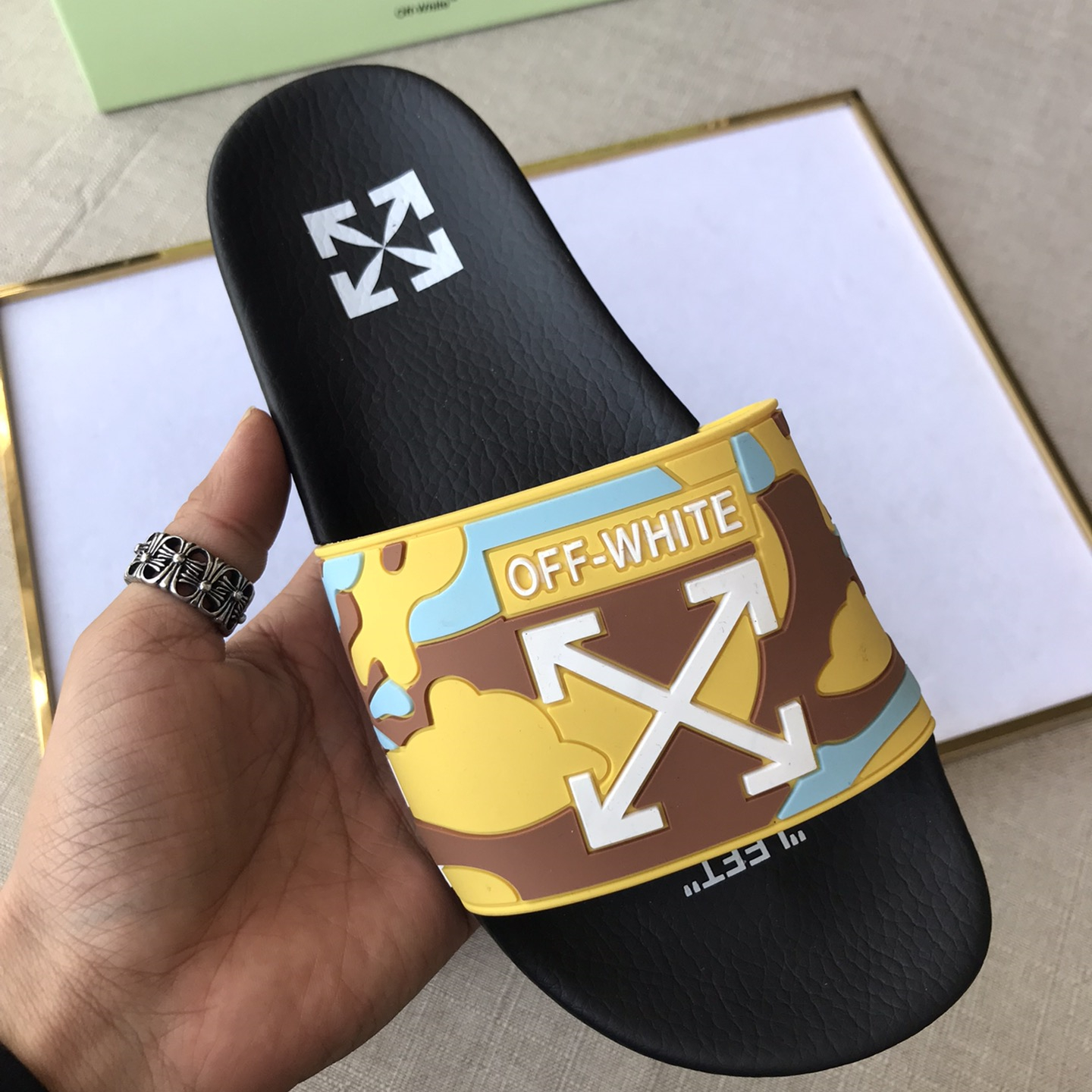 OFF White Mens Women Sandals Gr. 36-46