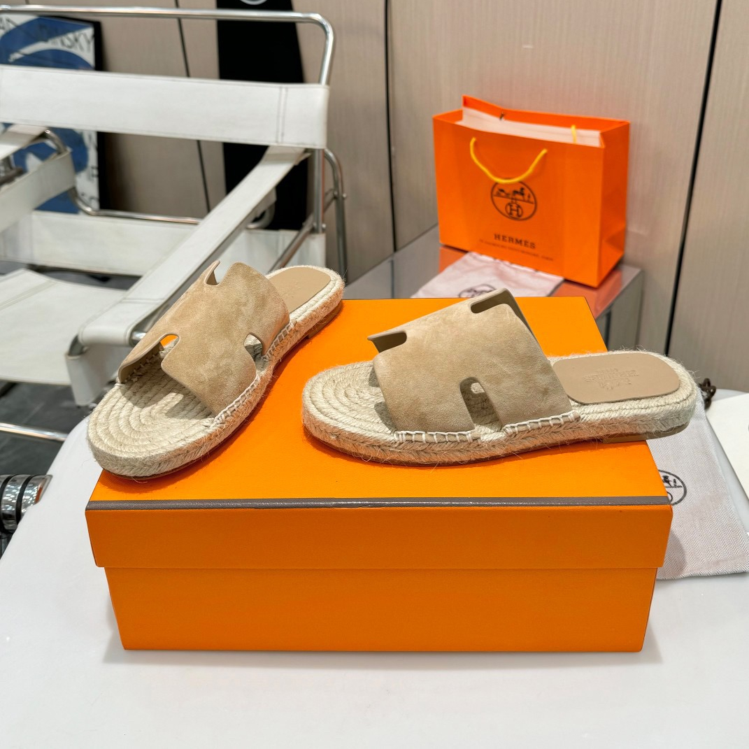 Hermes Women Slippers Size 36-42