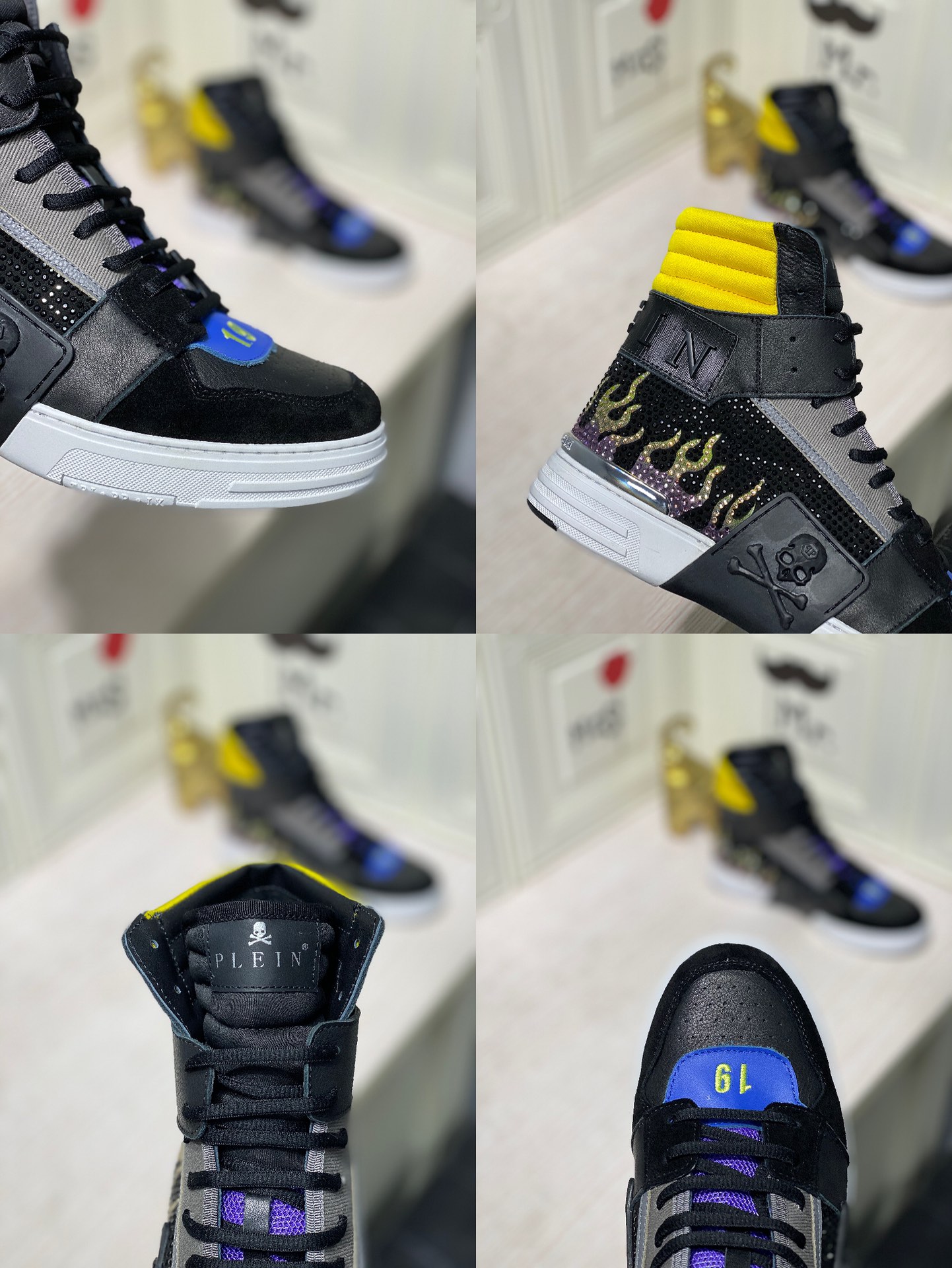 Philipp Plein Mens Outdoor Sneakers Shoes 38 - 45