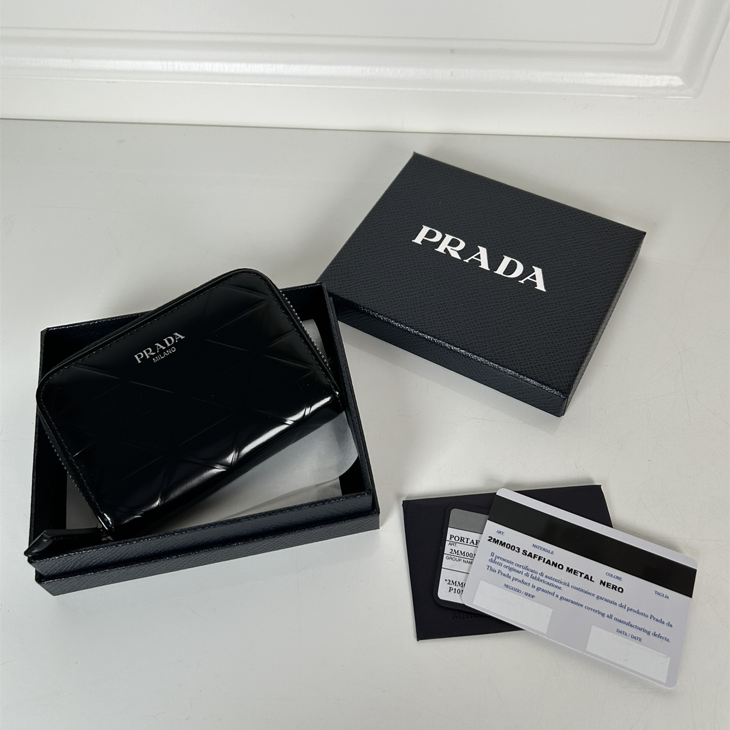 Prada Card Holder Size 11*7*2cm