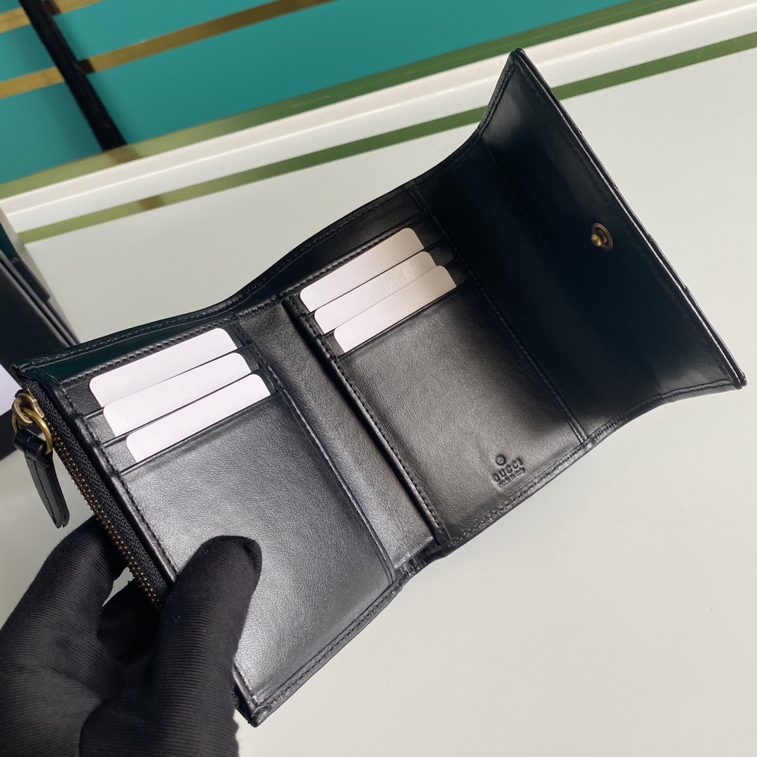 Gucci GG Marmont Women Mens Wallet Purse 12.5*10*3cm