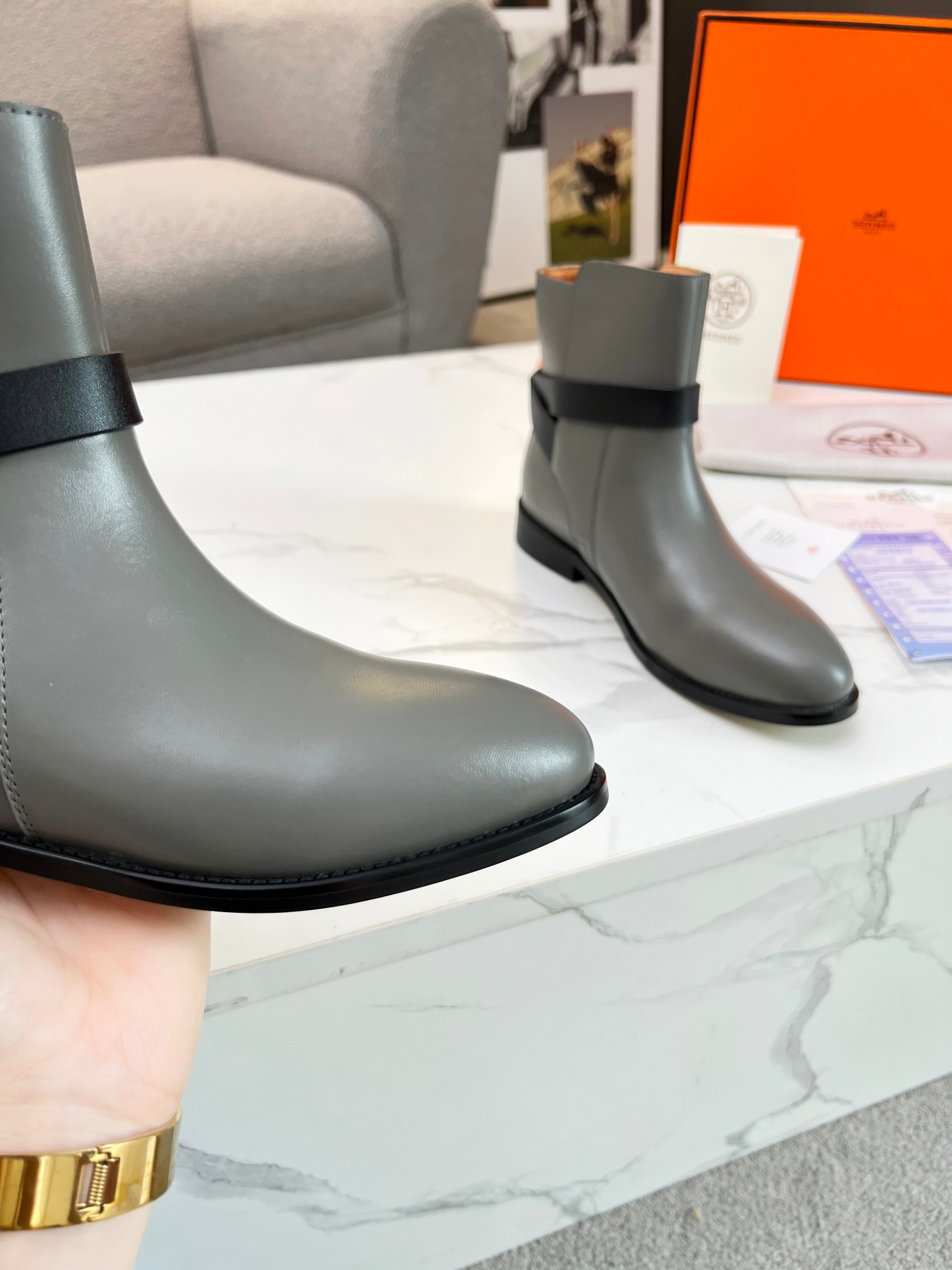 Hermes Women Kelly Boots Size 36-41
