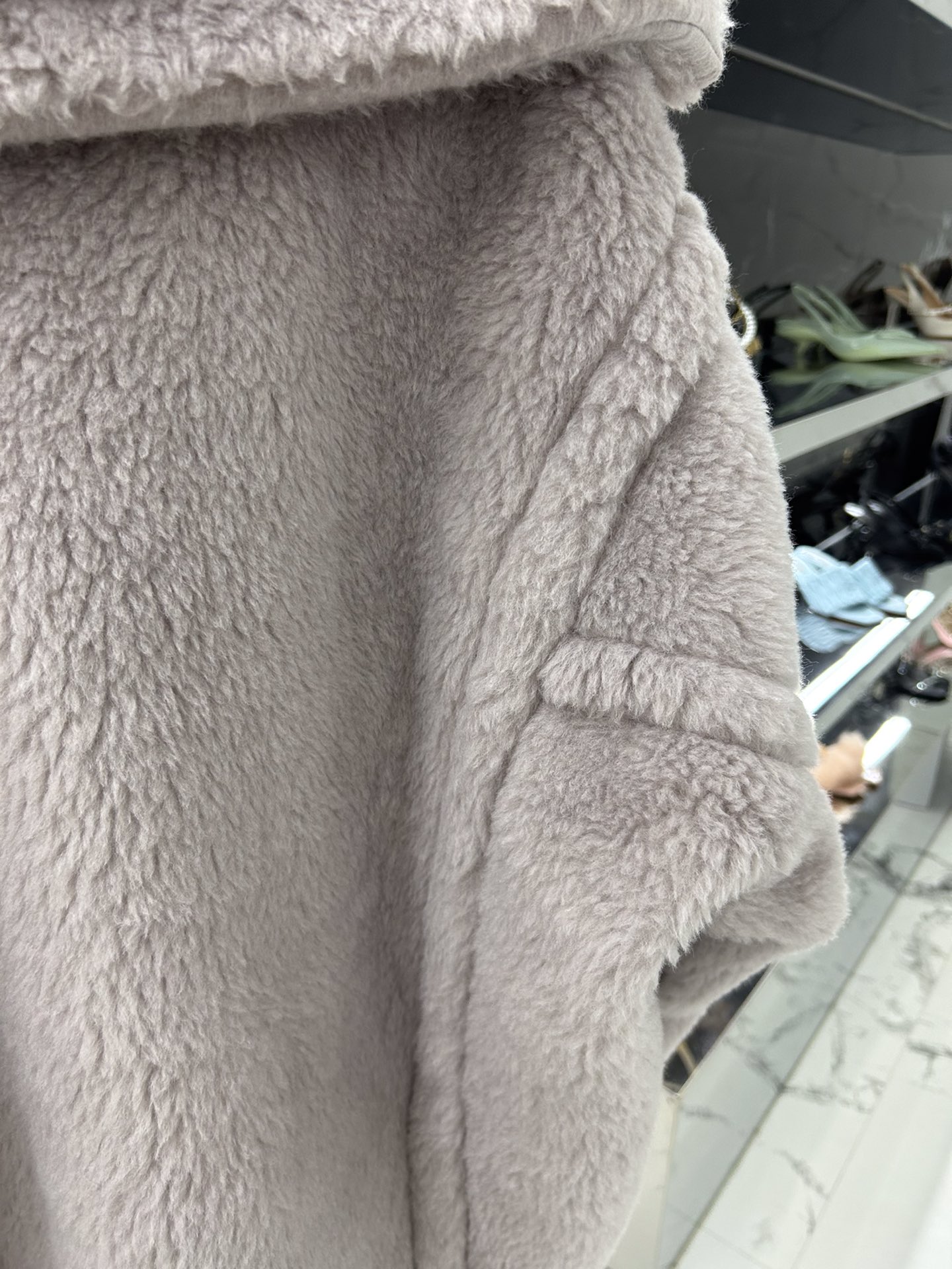 Max Mara Teddy fur Short coat Size XS-M