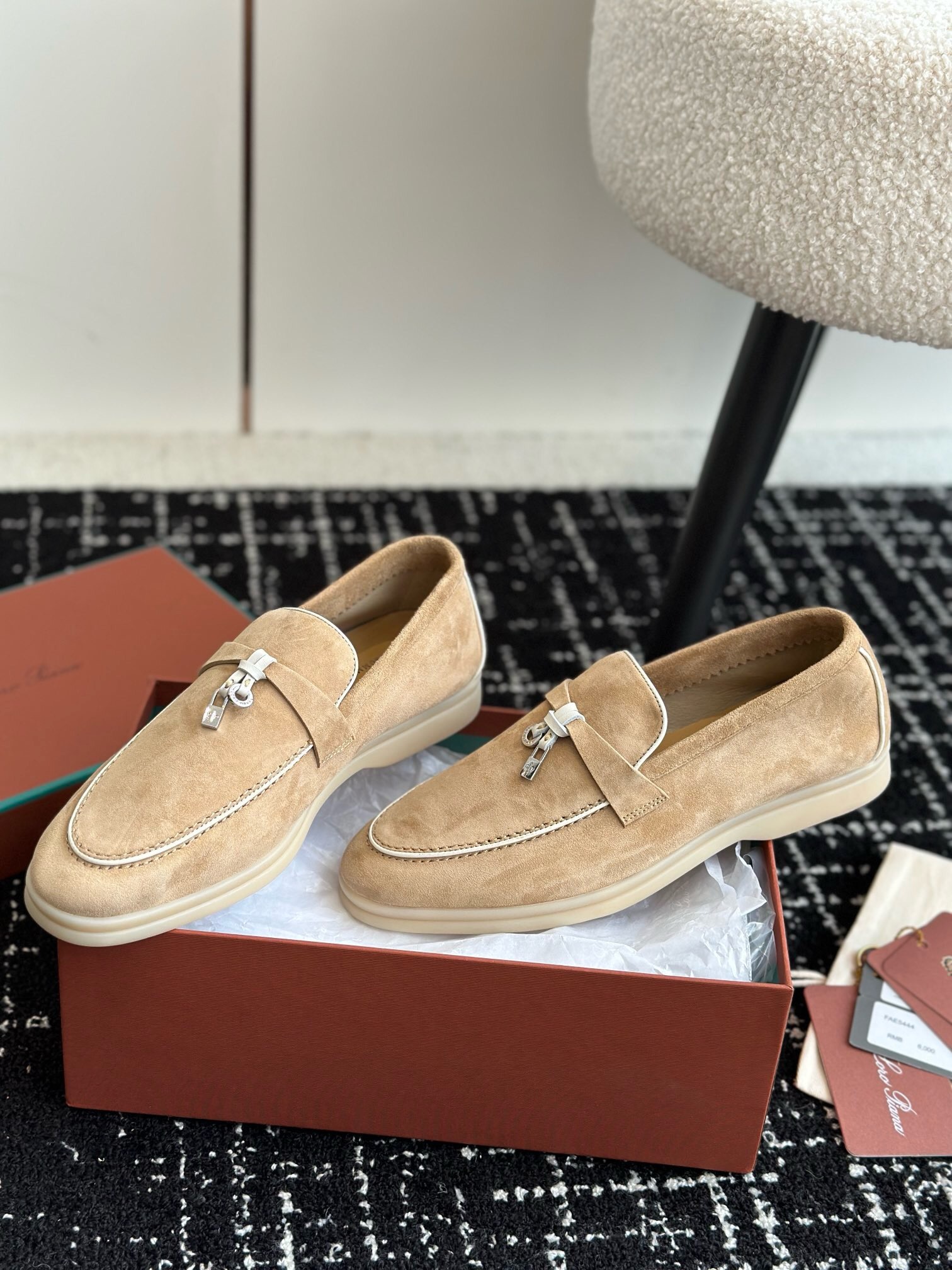 Loro Piana Unisex Loafers Size 36-45