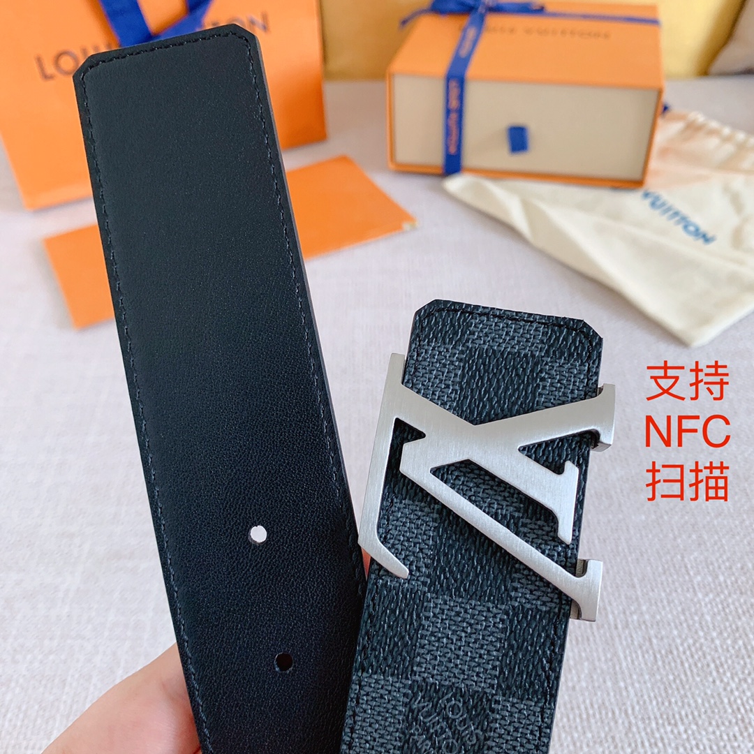 Louis Vuitton Men Belt Width 4cm