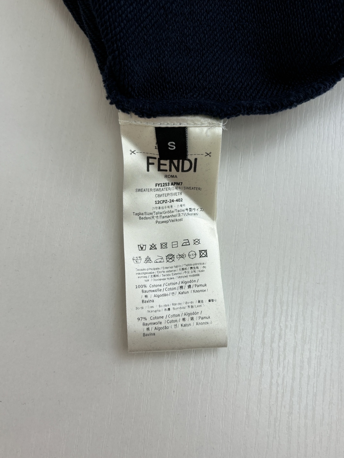 Fendi Unisex Sweatshirt Size S-XL