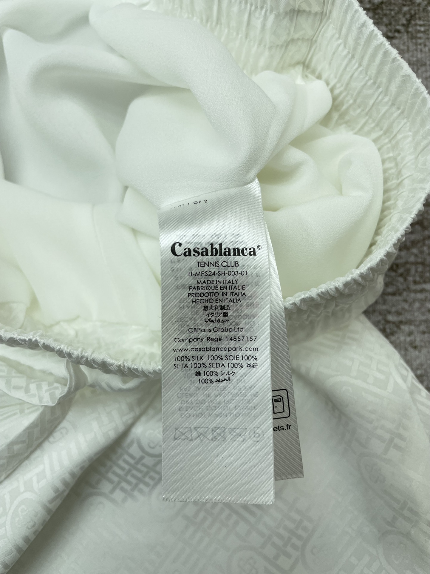 Casablanca Shorts Size S-XL