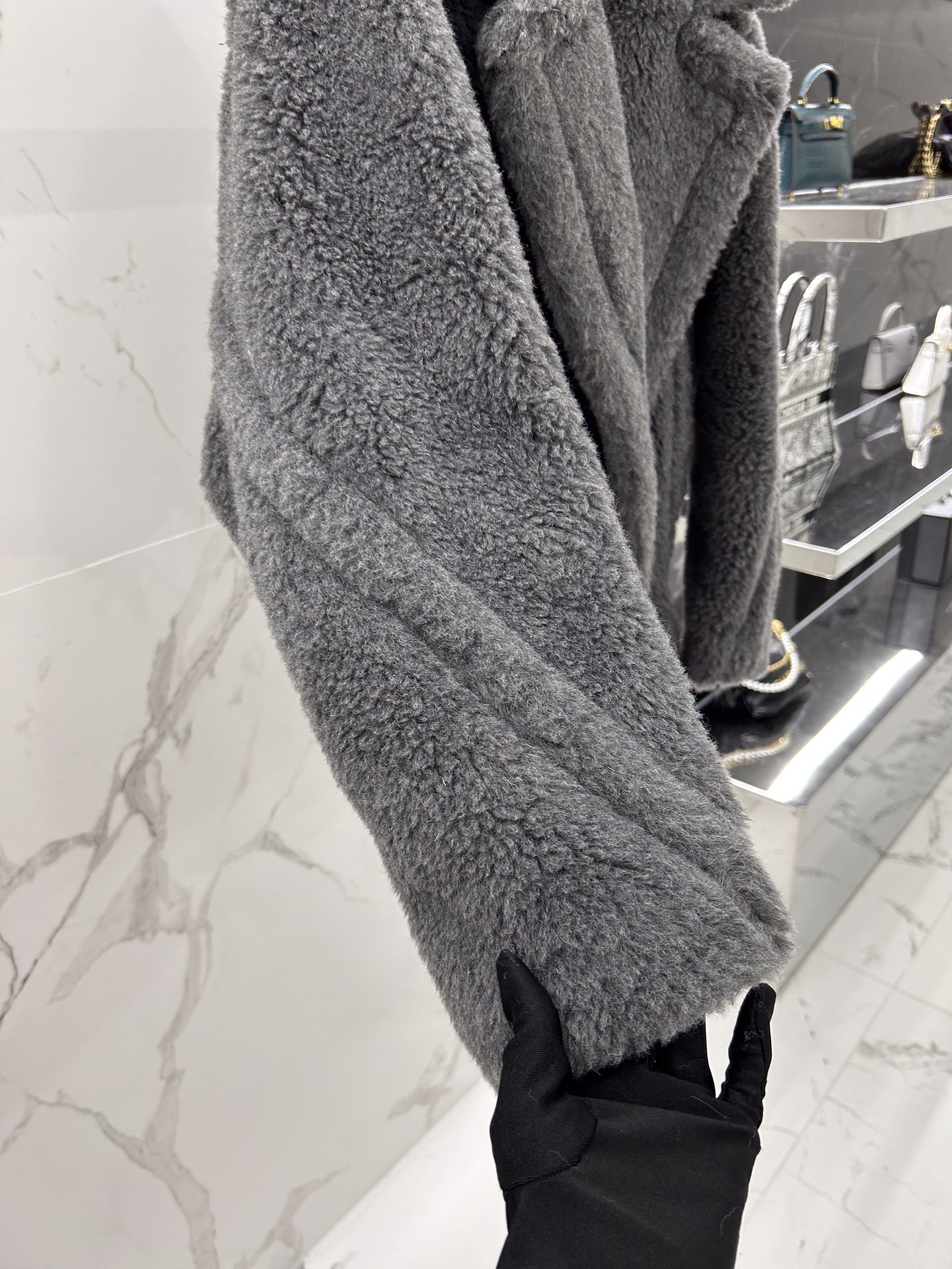 Max Mara Teddy fur Short coat Size XS-M