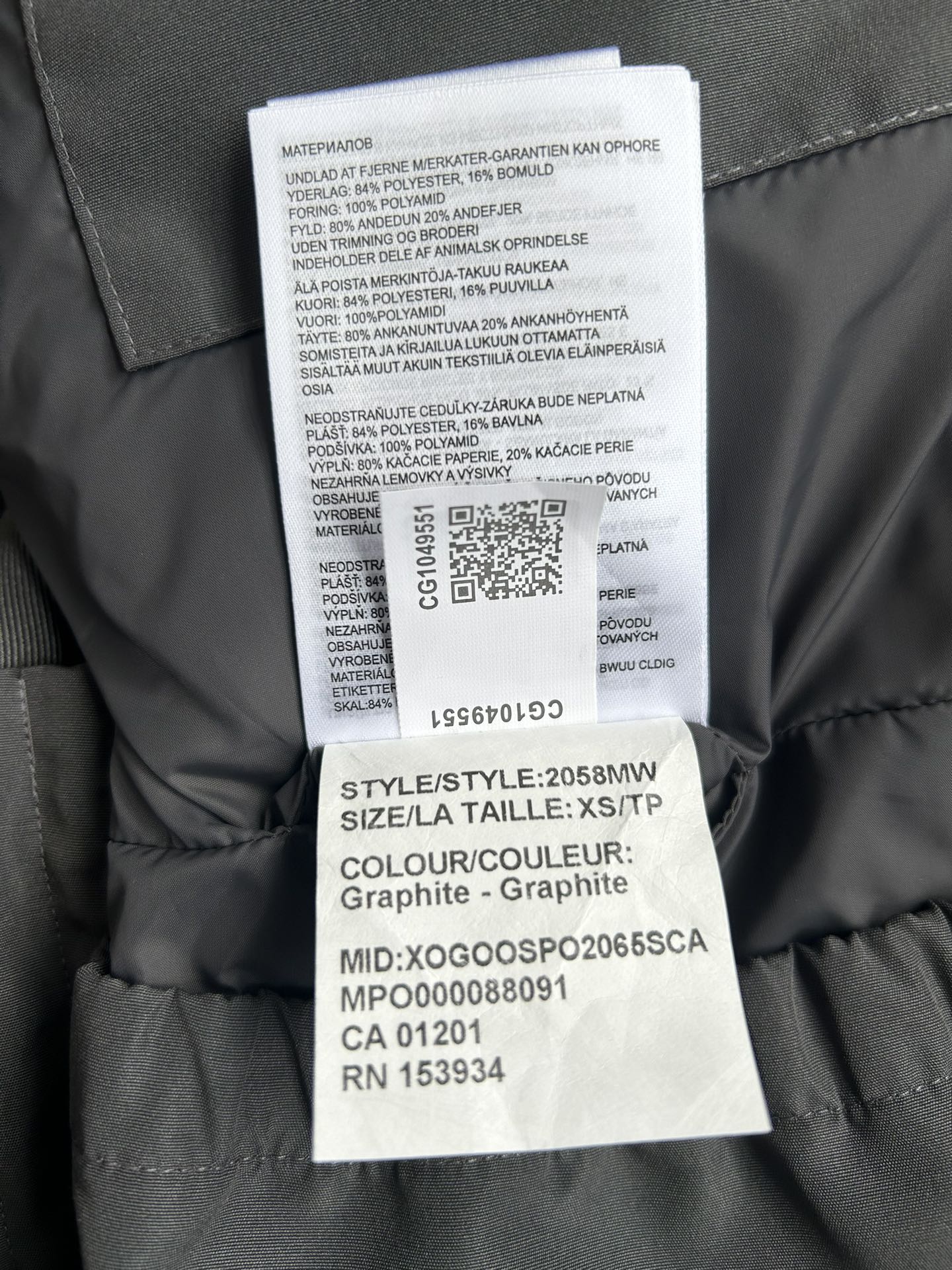 Canada Goose Paradigm Expedition Parka-WD Men Winter Jacket Size XS-XXL