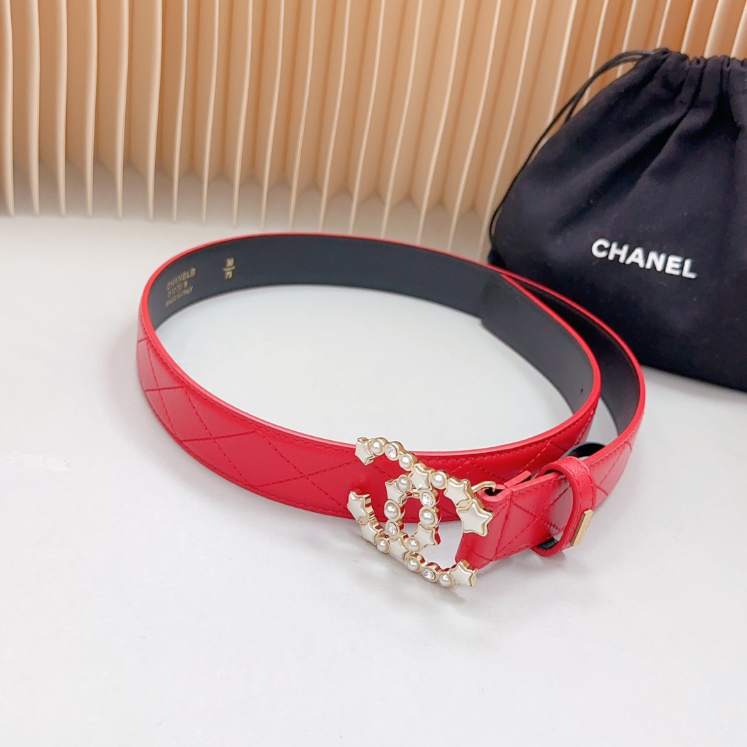 Chanel Women Belt Width 3cm