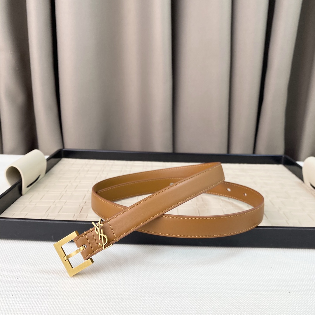 YSL Women Belt Width 2cm