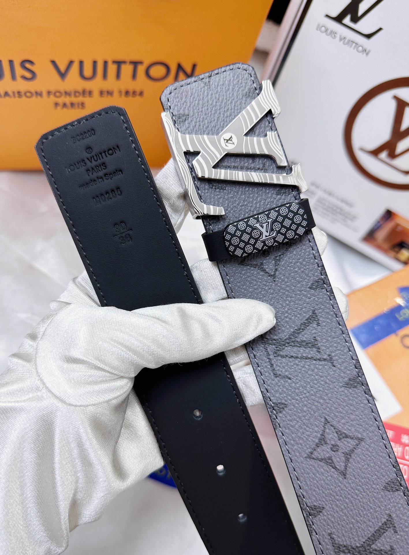 Louis Vuitton Men Belt Width 3.8cm