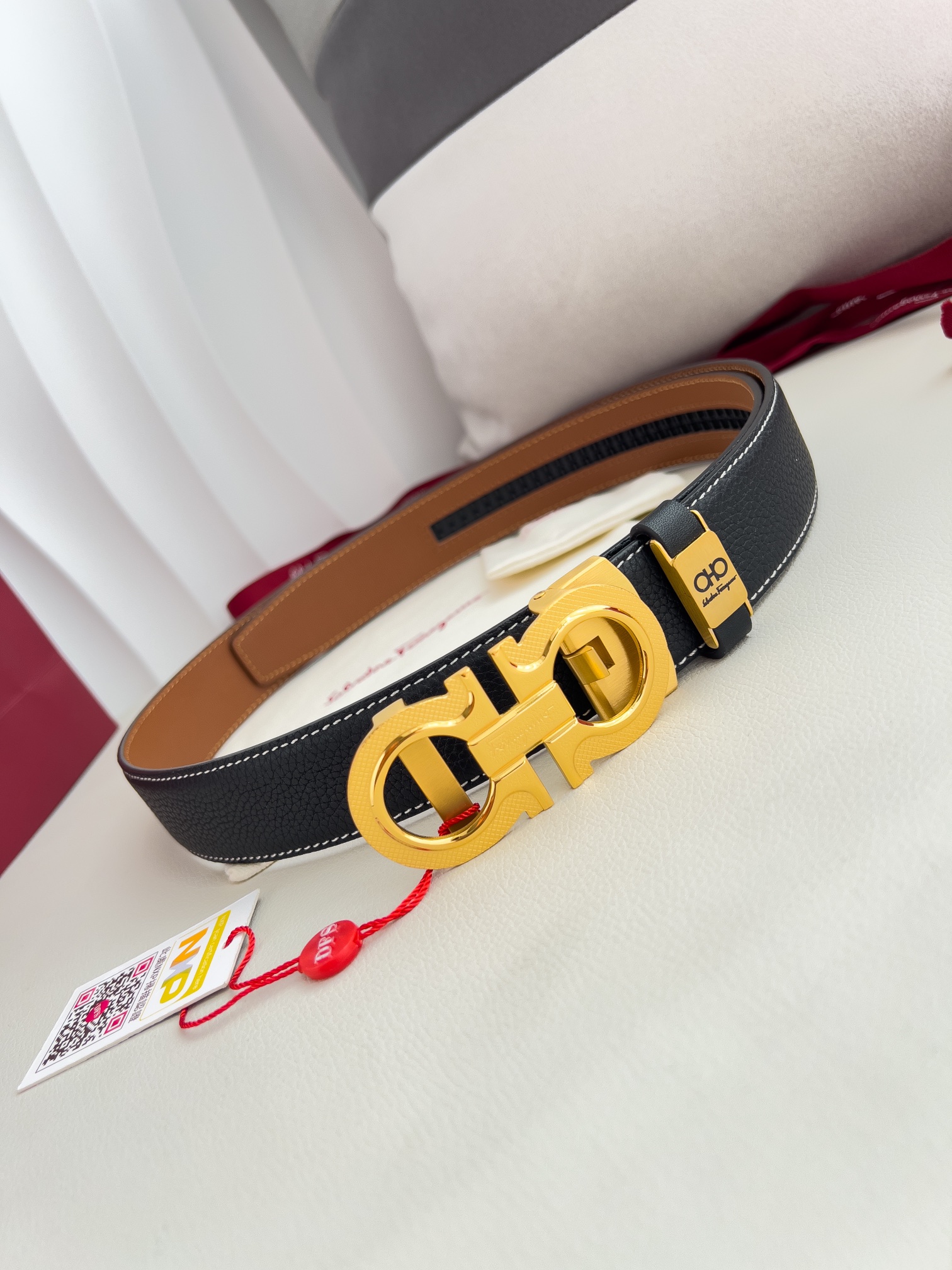 Ferragamo Men Belt Width 3.5cm