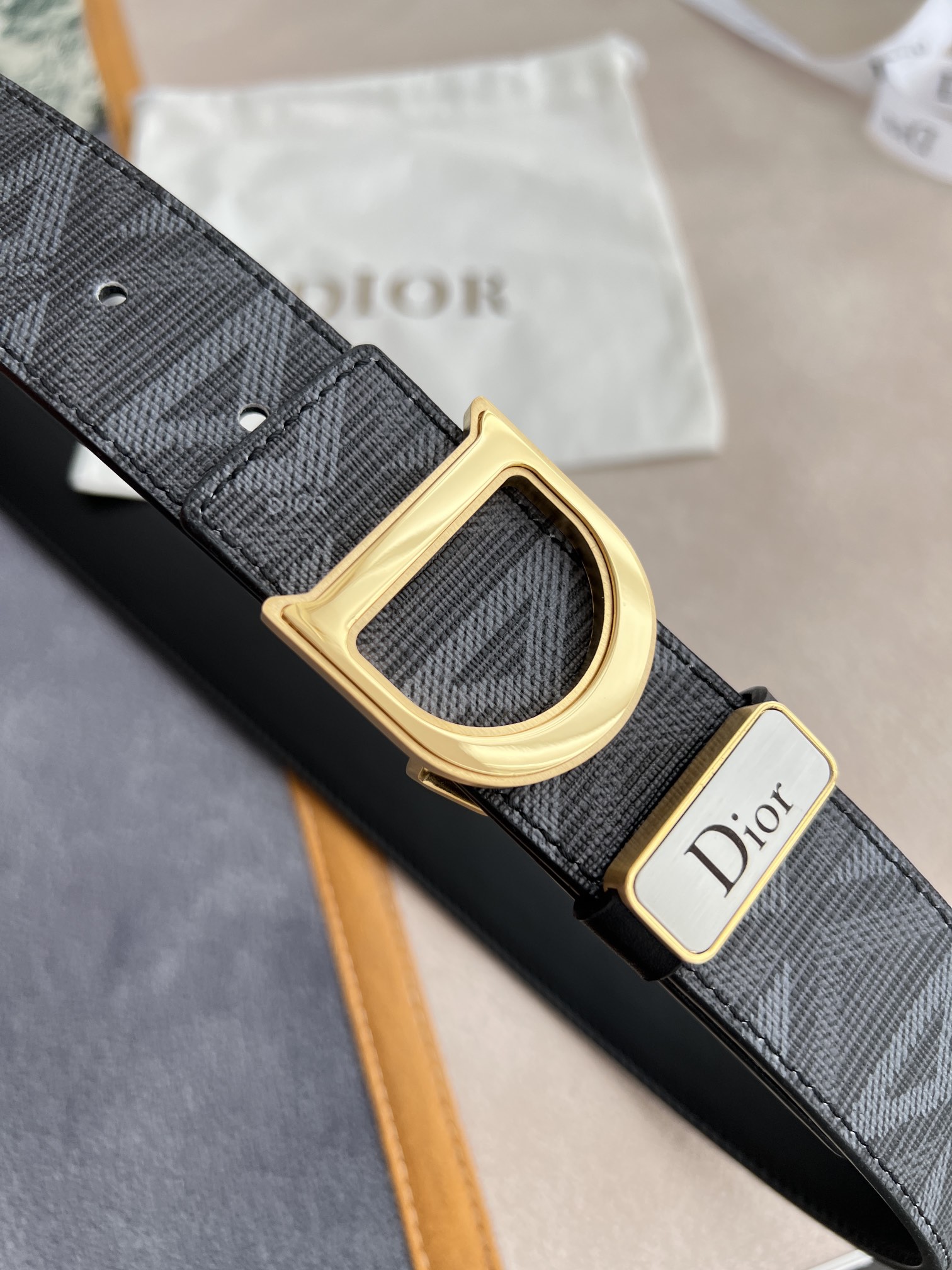 Dior Men Belt Width 3.5cm