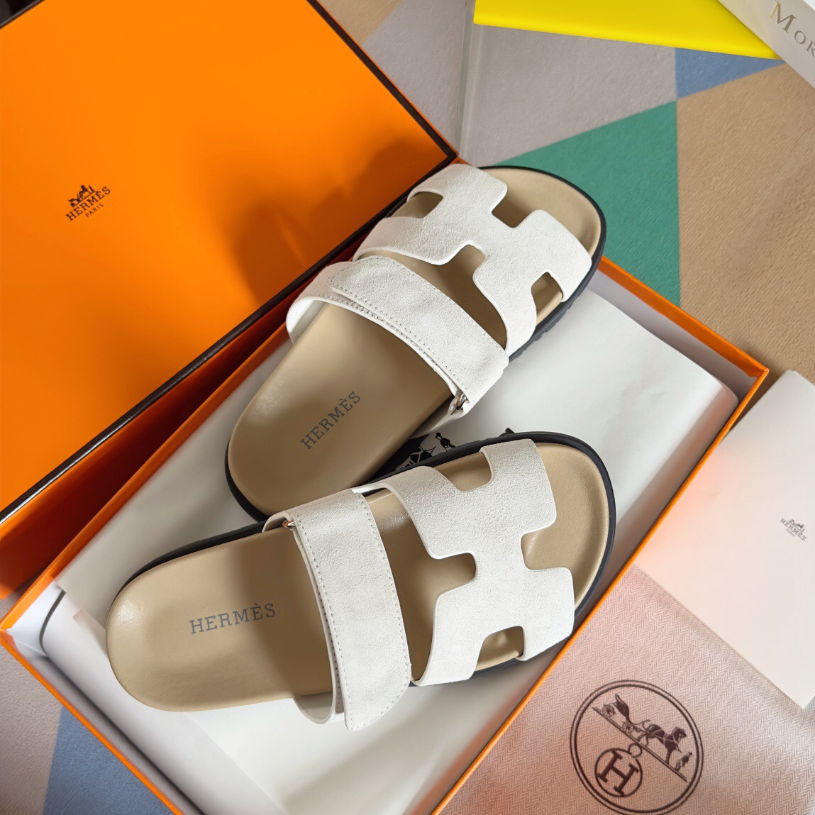 Hermes chypre Slippers Size 36-45