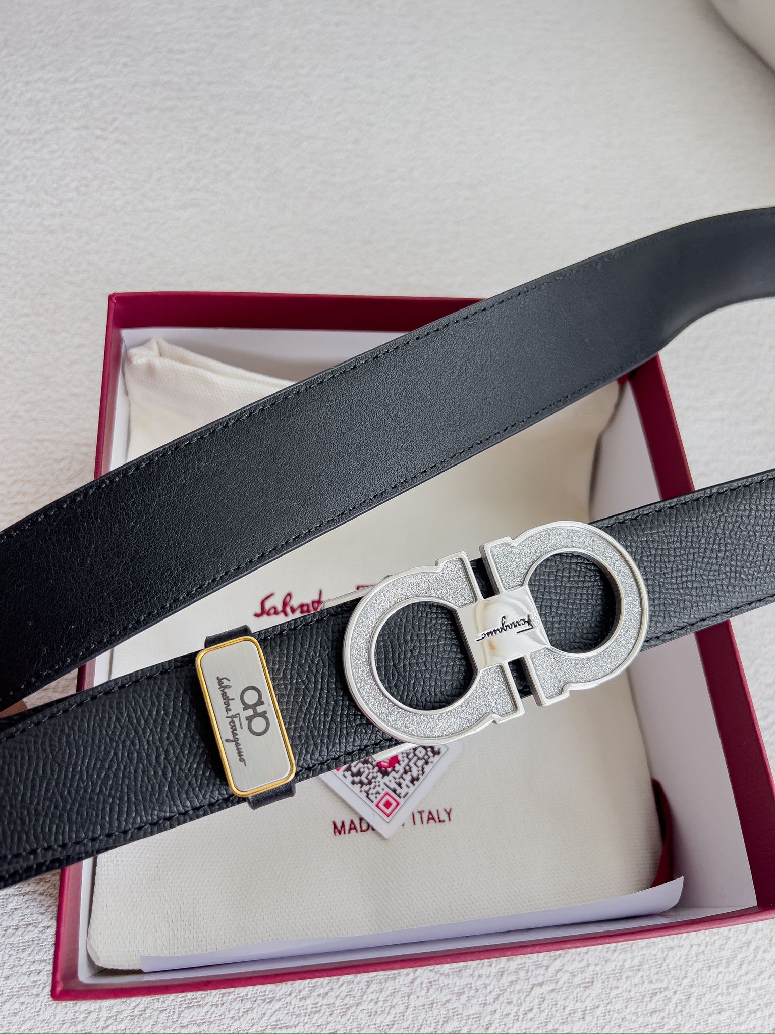 Ferragamo Men Belt Width 3.5cm