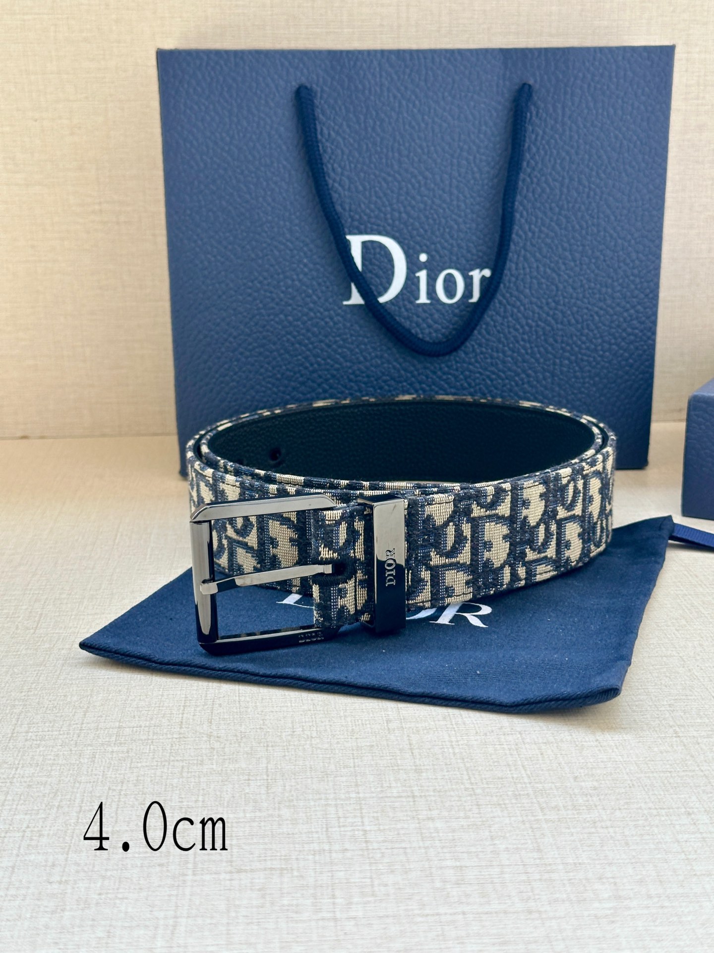 Dior Men Belt Width 4cm