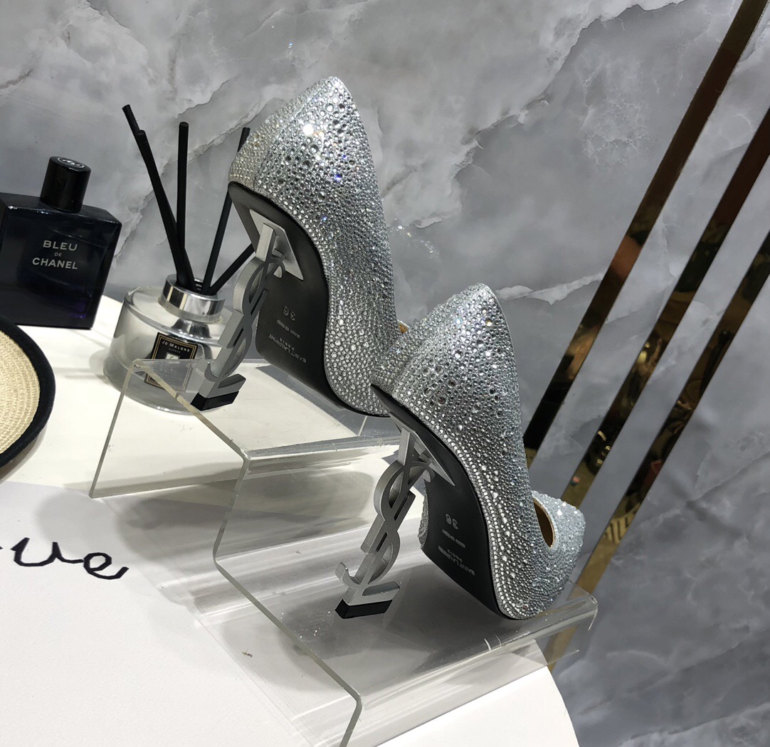 YSL Full Diamond Pumps Size 35-41