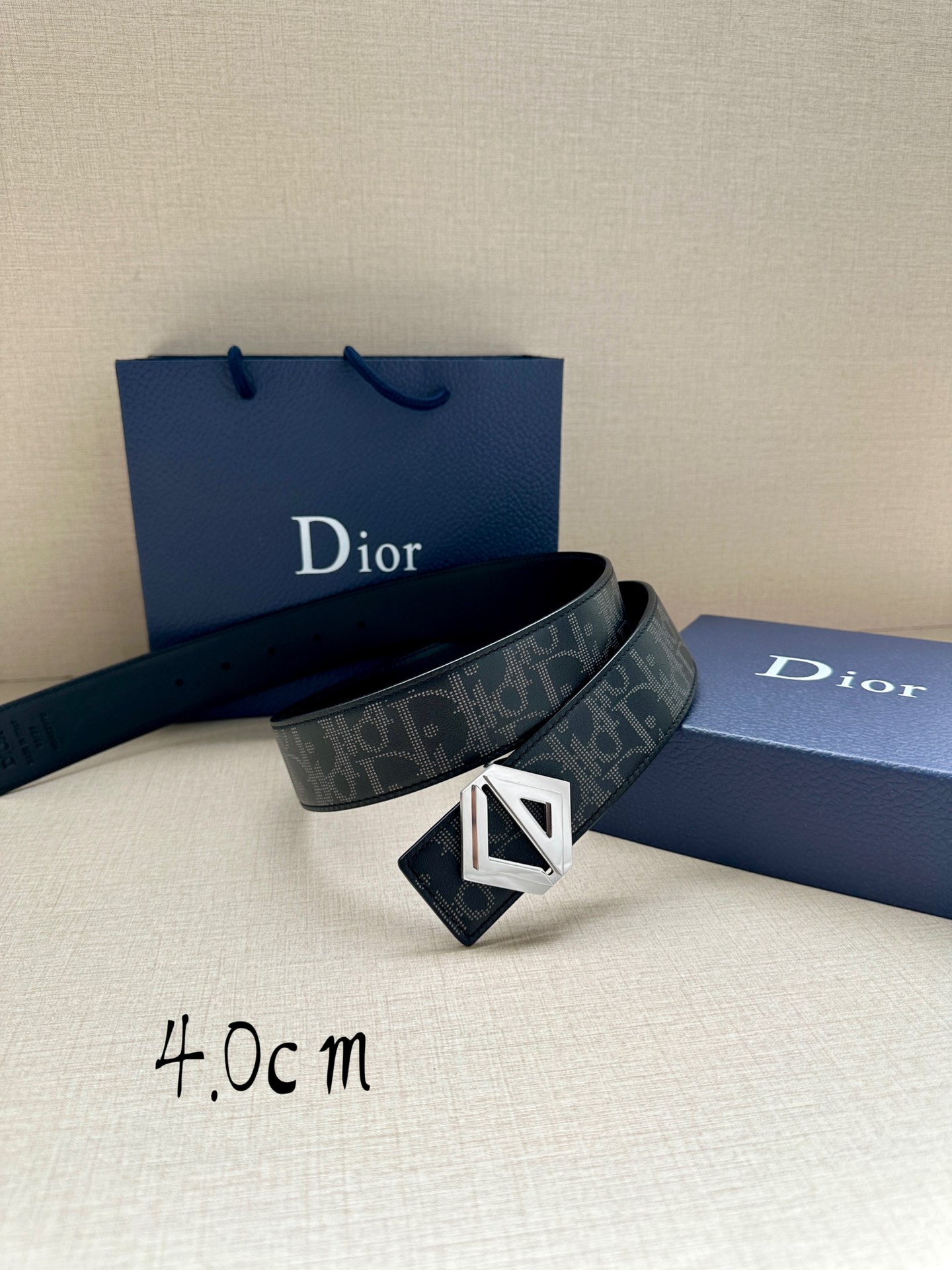 Dior Men Belt Width 4cm