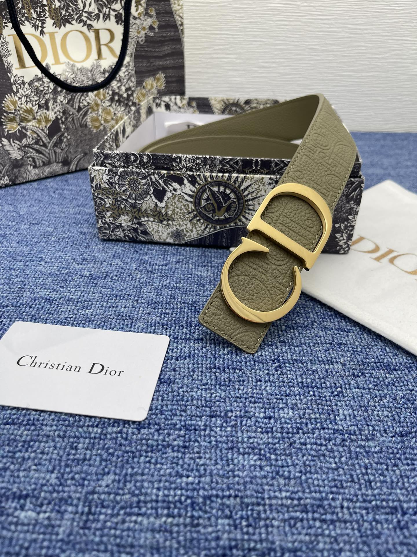 Dior Men Belt Width 3.5cm
