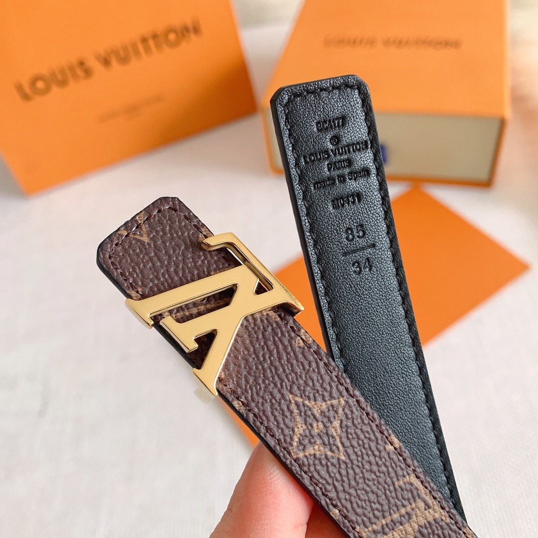 Louis Vuitton Women Belt Width 2cm