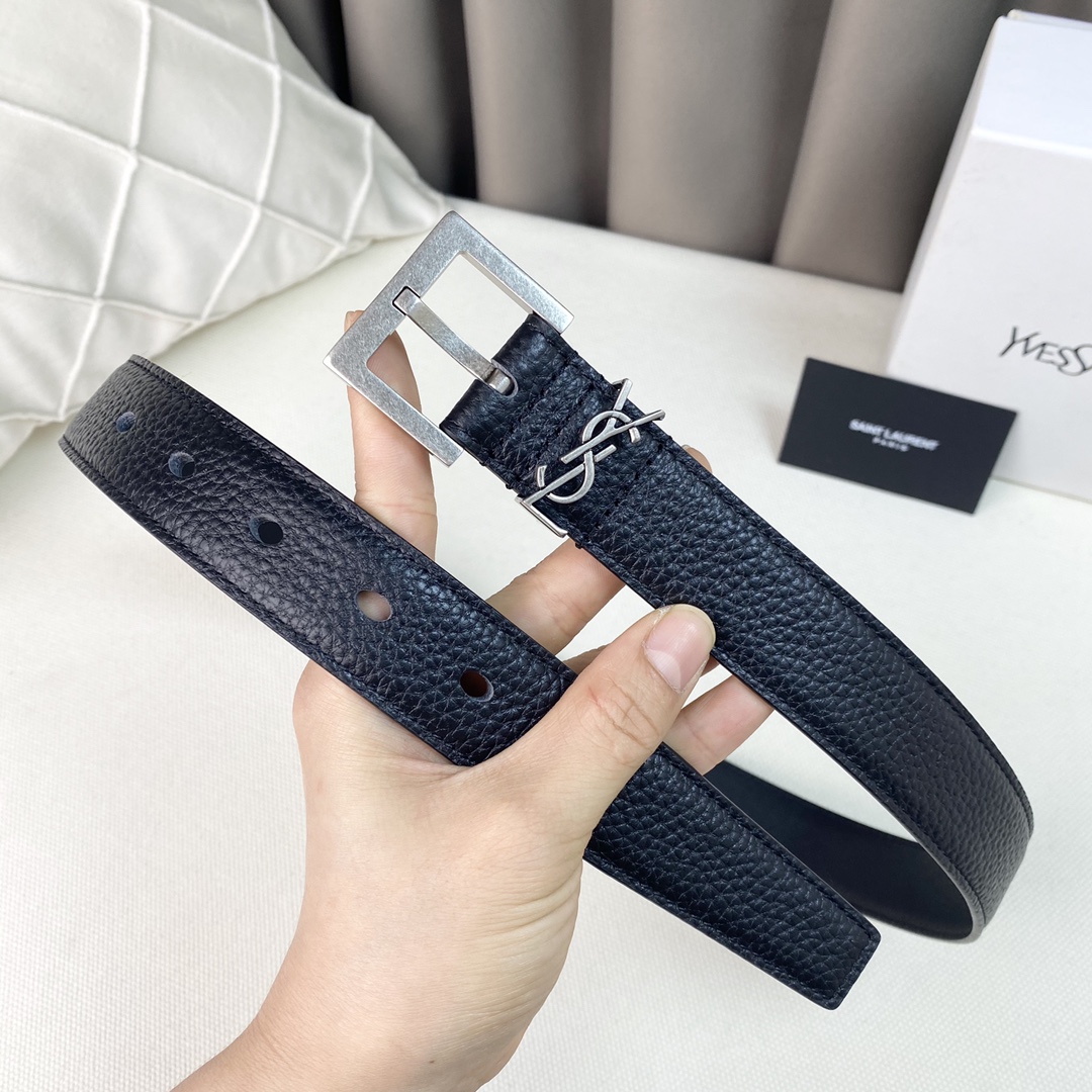 YSL Women Belt Width 3cm