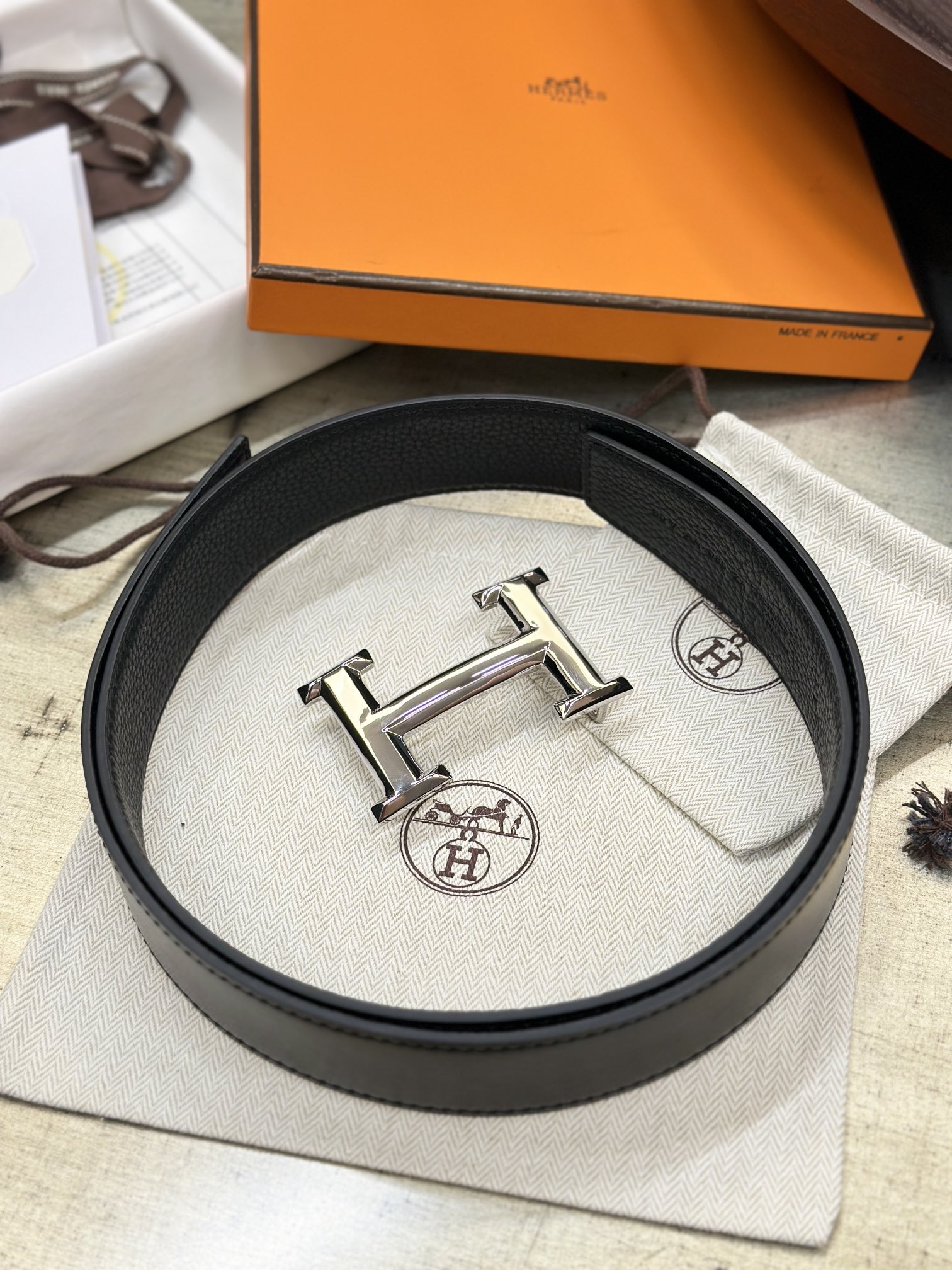 Hermes Men Belt Width 3.8cm