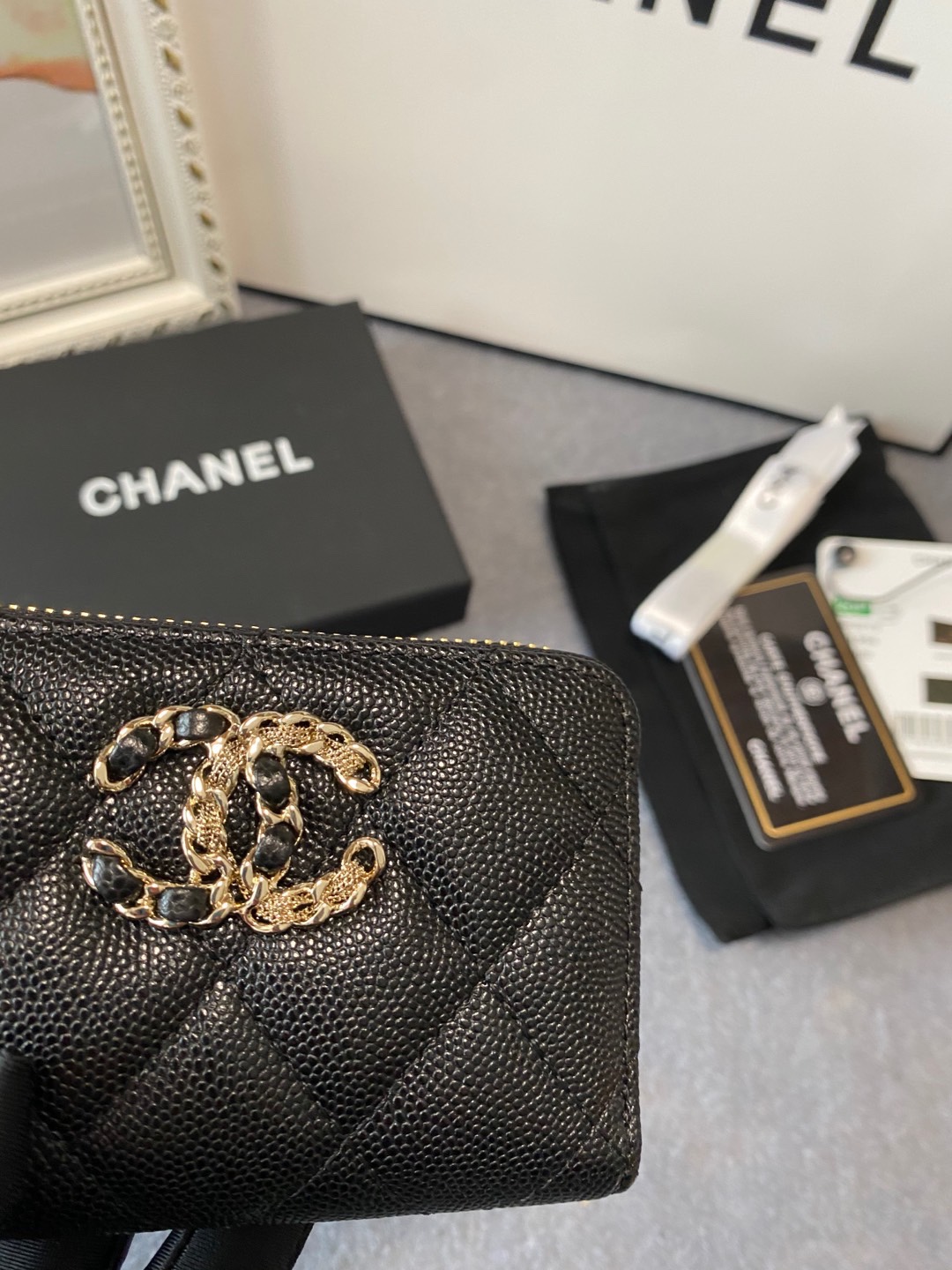 Chanel Card Holder Size 11*7*2cm
