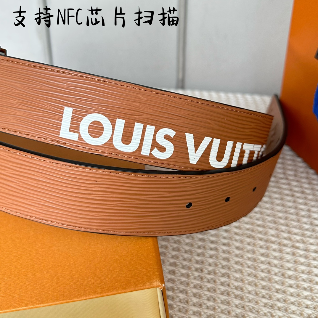 Louis Vuitton Men Belt Width 4cm