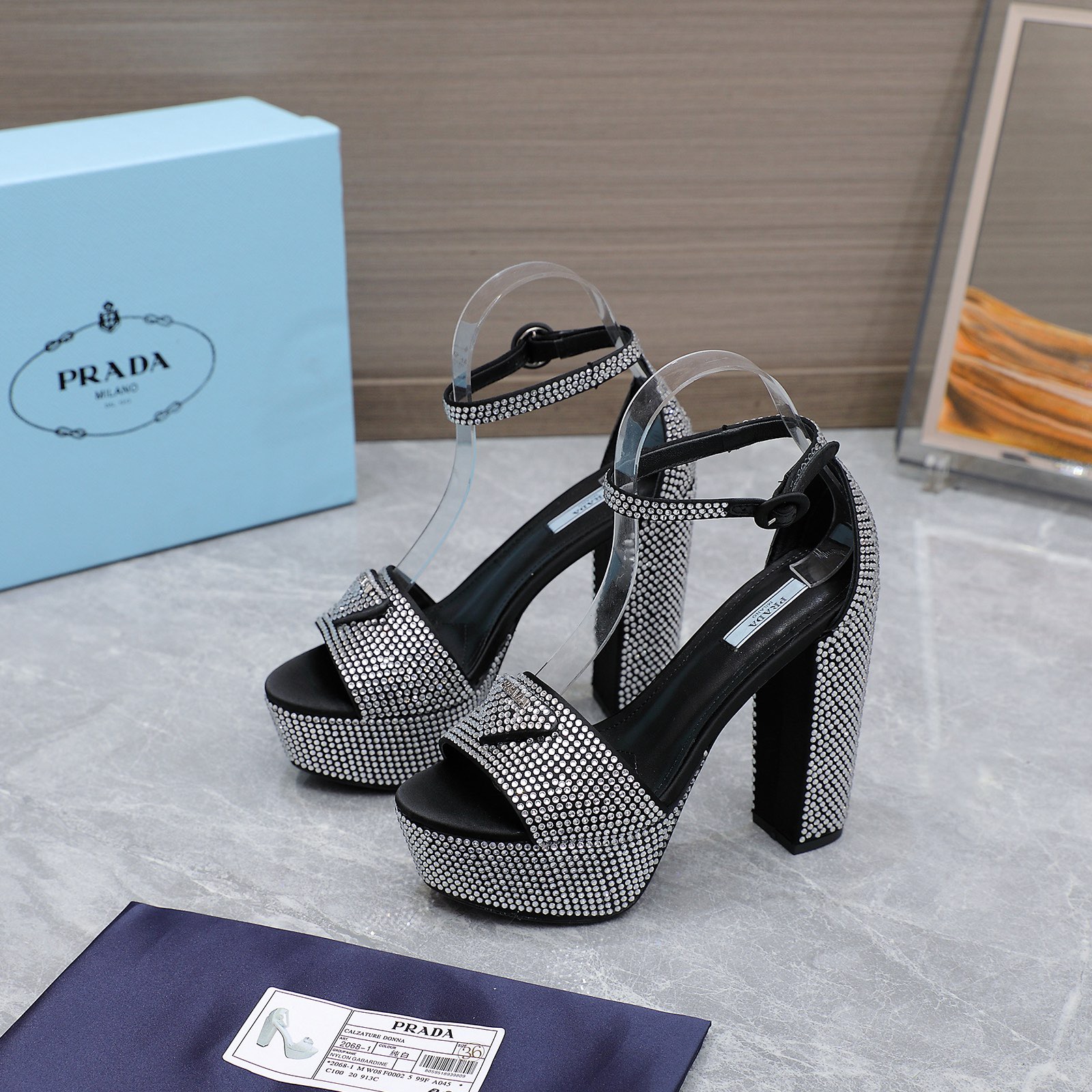 Prada Satin platform Pumps Size 36-41  6-Color