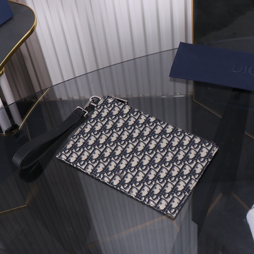 Dior Oblique Clutch Bags Size 26.5*17.5cm