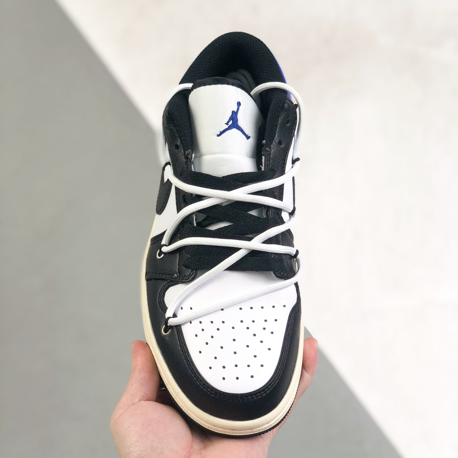 Nike Air Jordan 1 x OFF White Low Top Sneakers Shoes Gr. 36-46