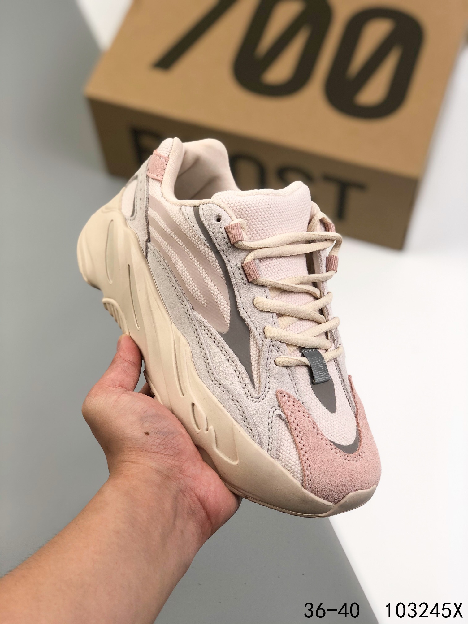 Yeezy Boost 700 V1 Sun Mens/Women's Sneakers Shoes 36 - 45