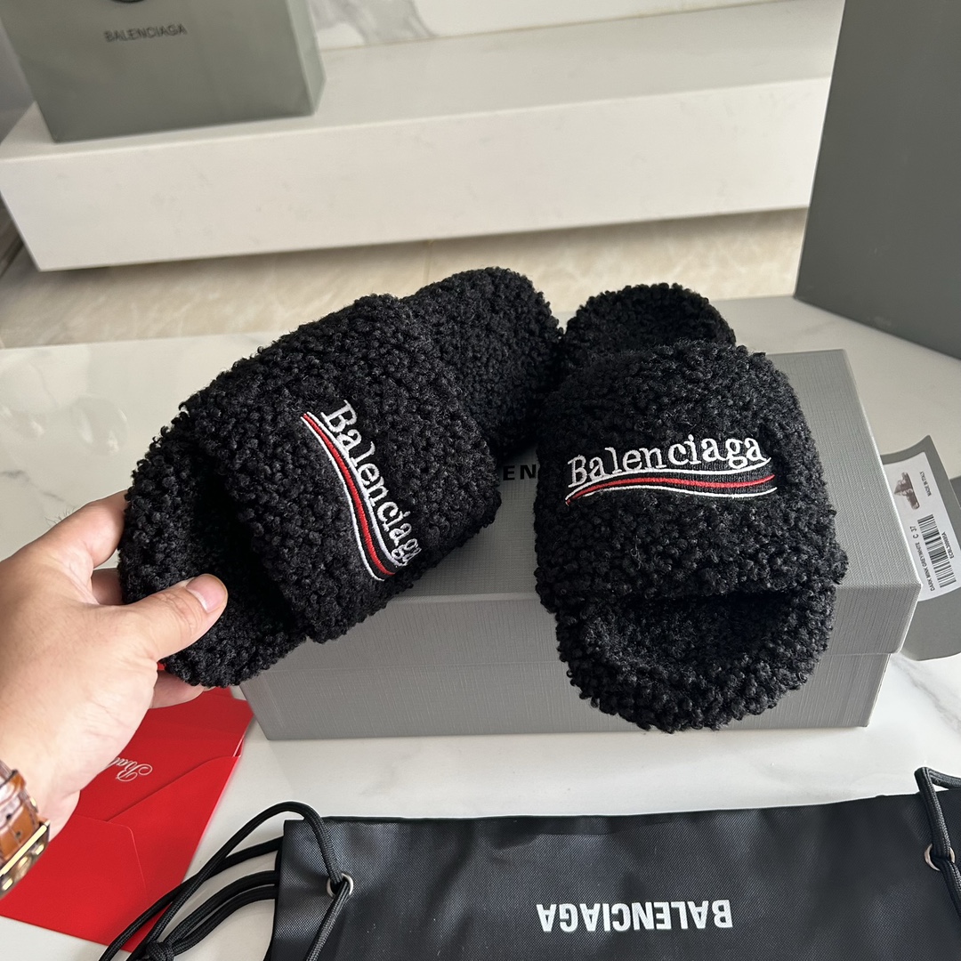 Balenciaga 23FW New Winter Slippers Size 35-41