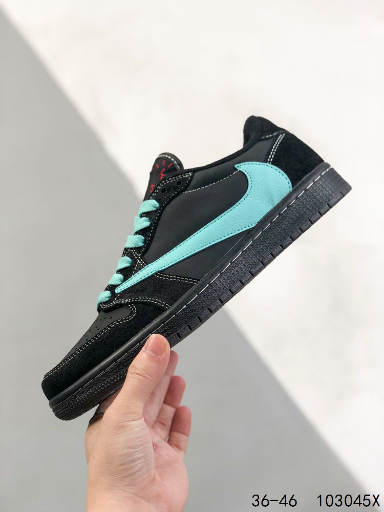 Nike Air Jordan 1 x Travis Scott Low Top Sneaker Shoes Gr. 36-46