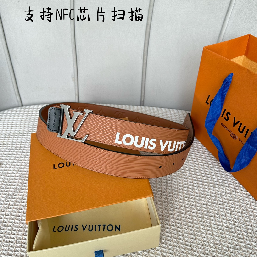 Louis Vuitton Men Belt Width 4cm