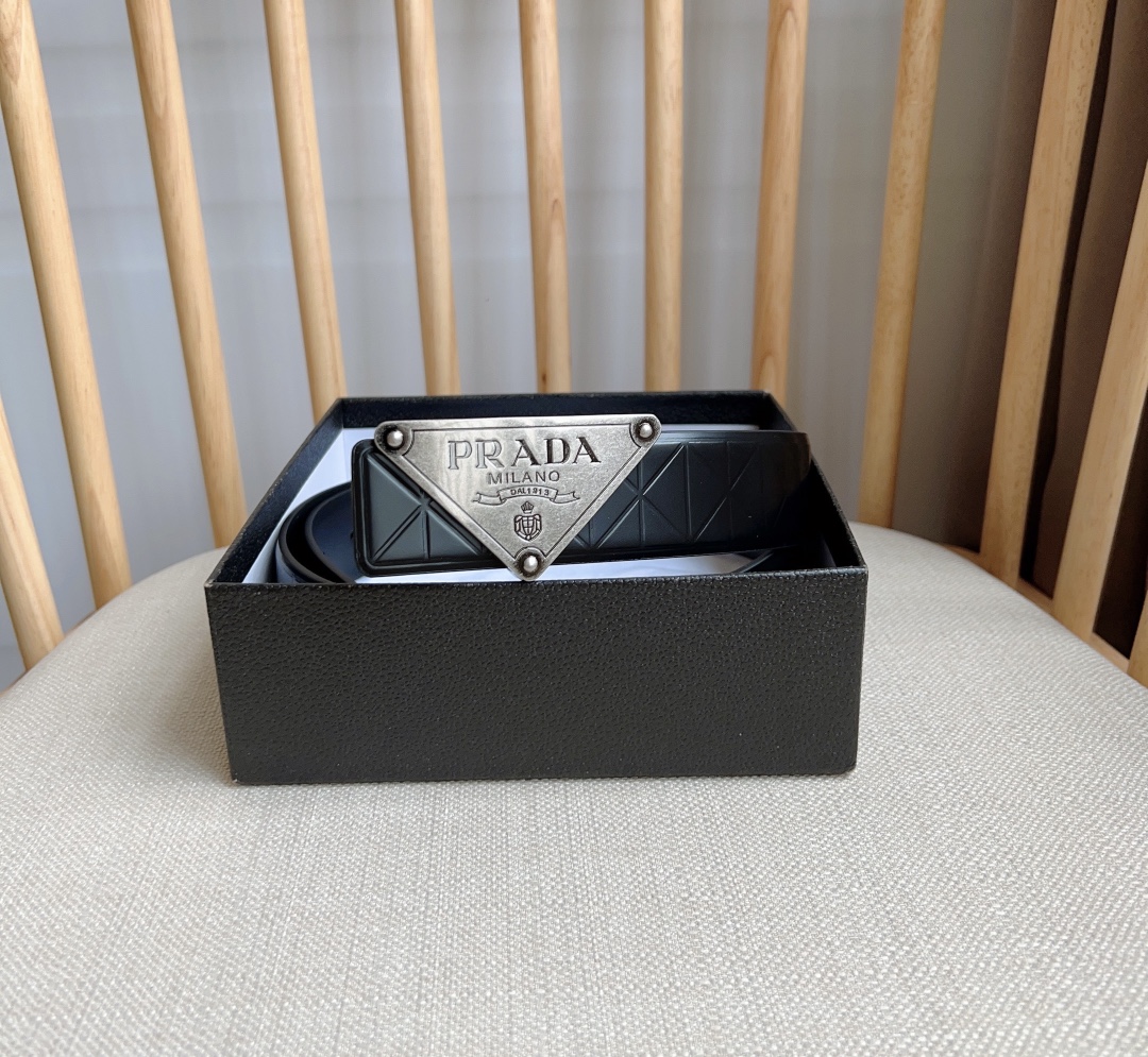 Prada Men Belt Width 3.5cm