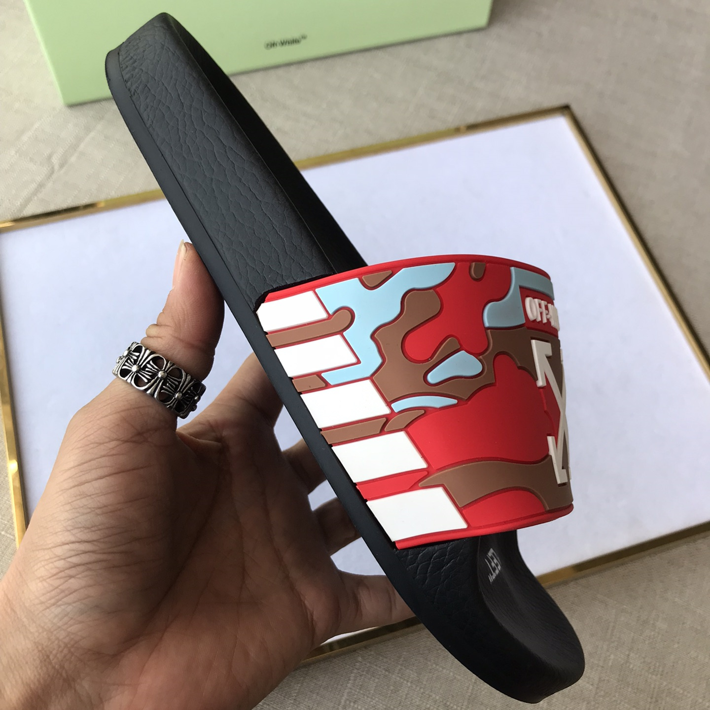 OFF White Mens Women Sandals Gr. 36-46