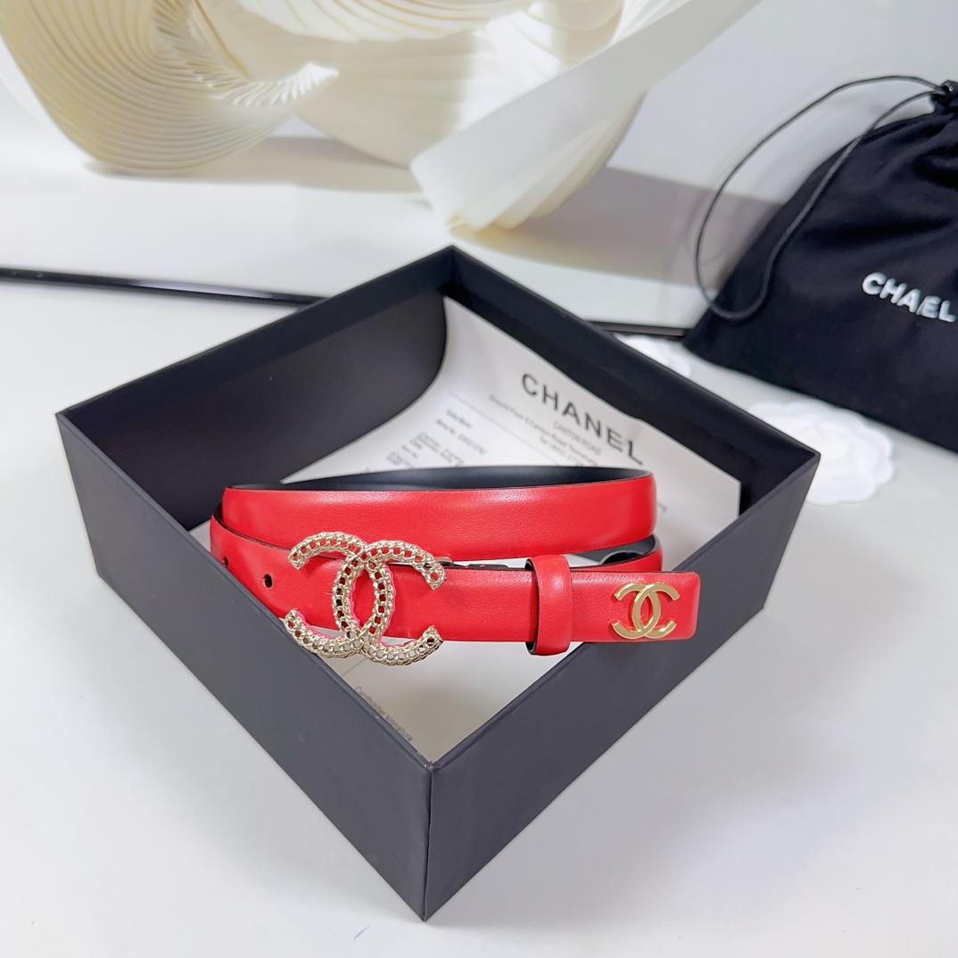 Chanel Women Belt Width 2cm