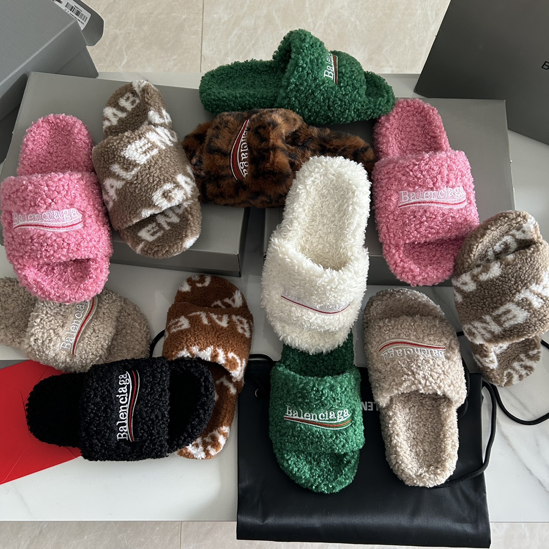 Balenciaga 23FW New Winter Slippers Size 35-41