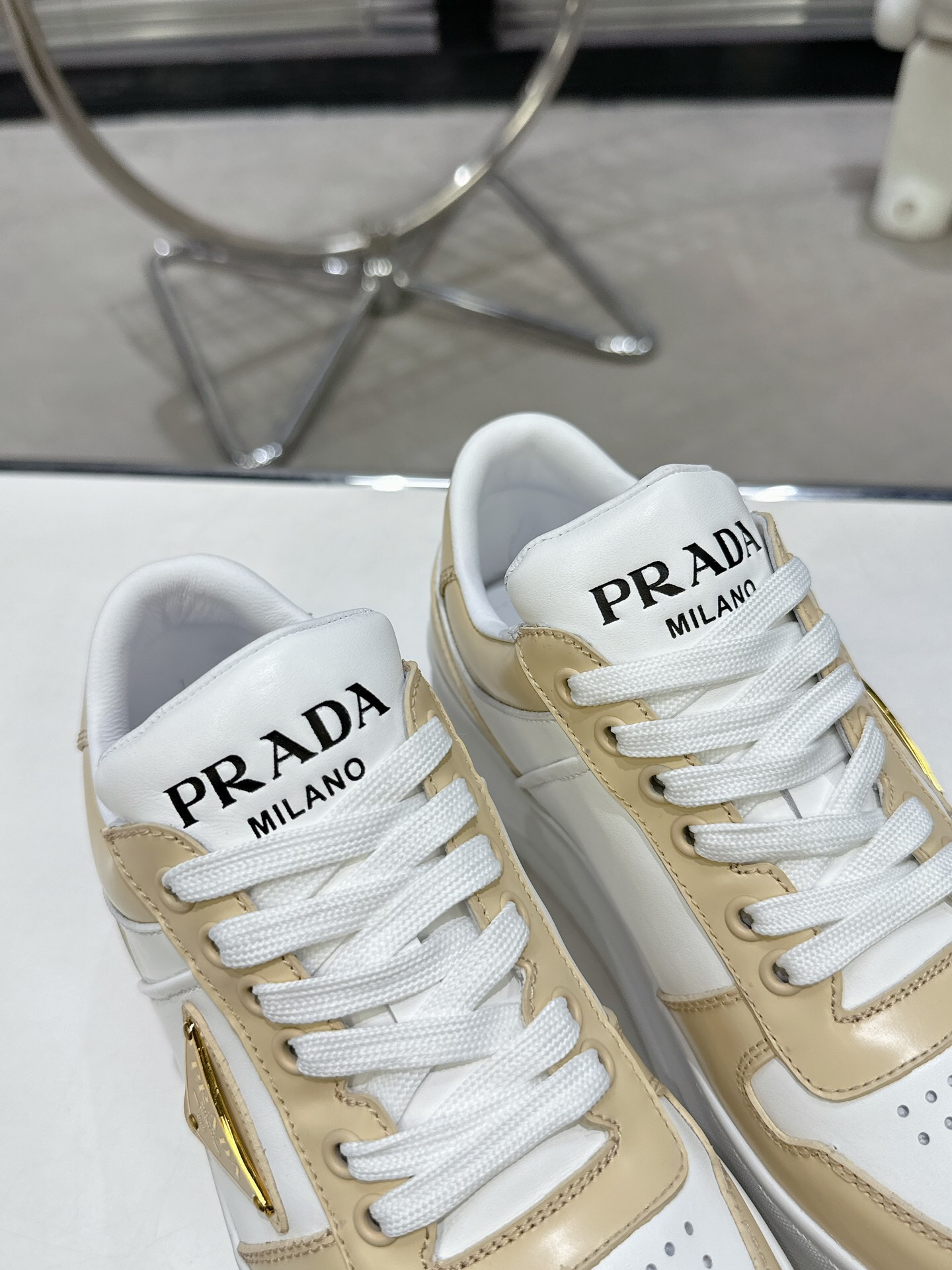 Prada 2024 New Downtown Bold leather Sneaker Size 36-41