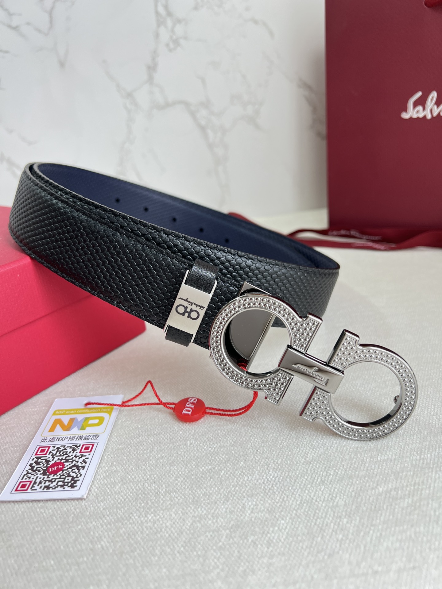Ferragamo Men Belt Width 3.5cm