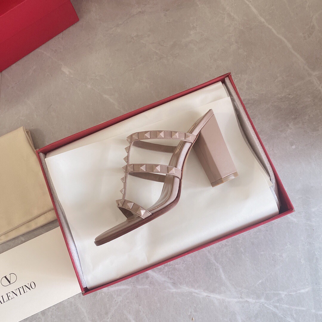 Valentino Rockstud Calfskin Leather Pumps Size 35-41 5-Color