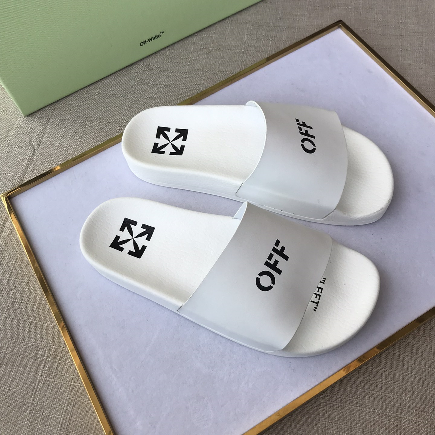 OFF White Mens Women Sandals Gr. 36-46