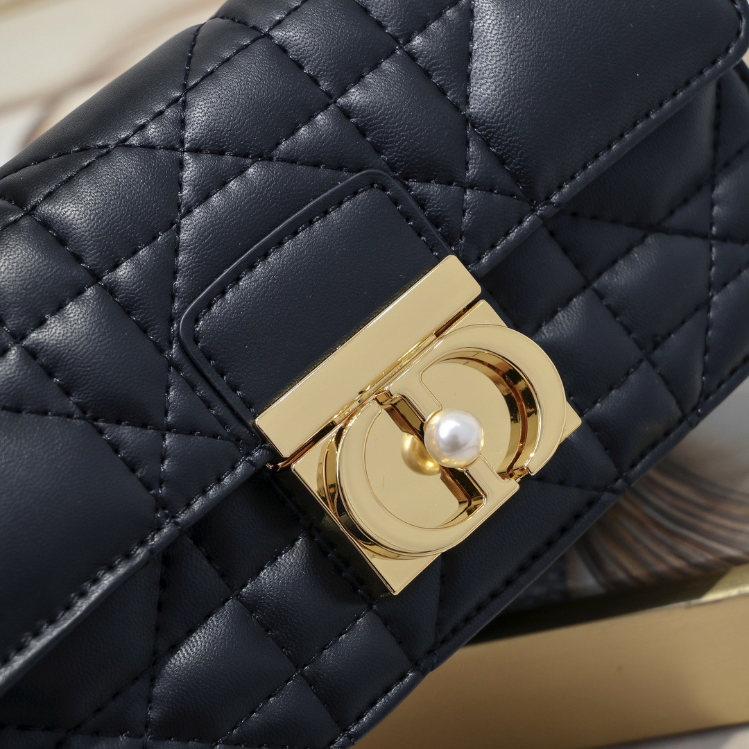 Dior Mini Dior Ange Women Shoulder Bags 20*12*5cm