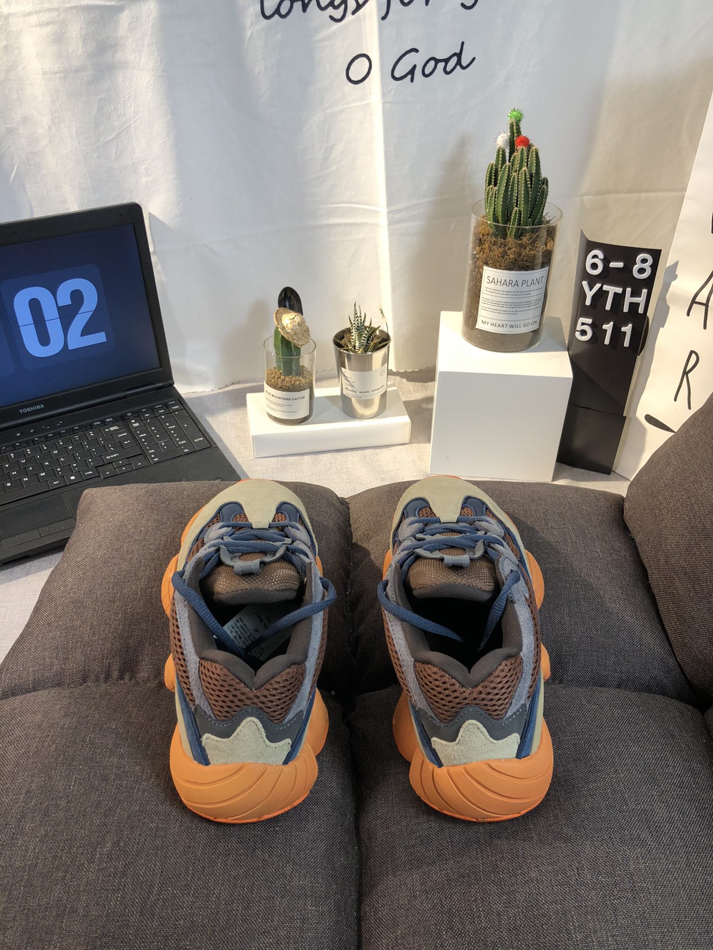 Yeezy 500 Mens/Women's Sneakers Shoes 36 - 48