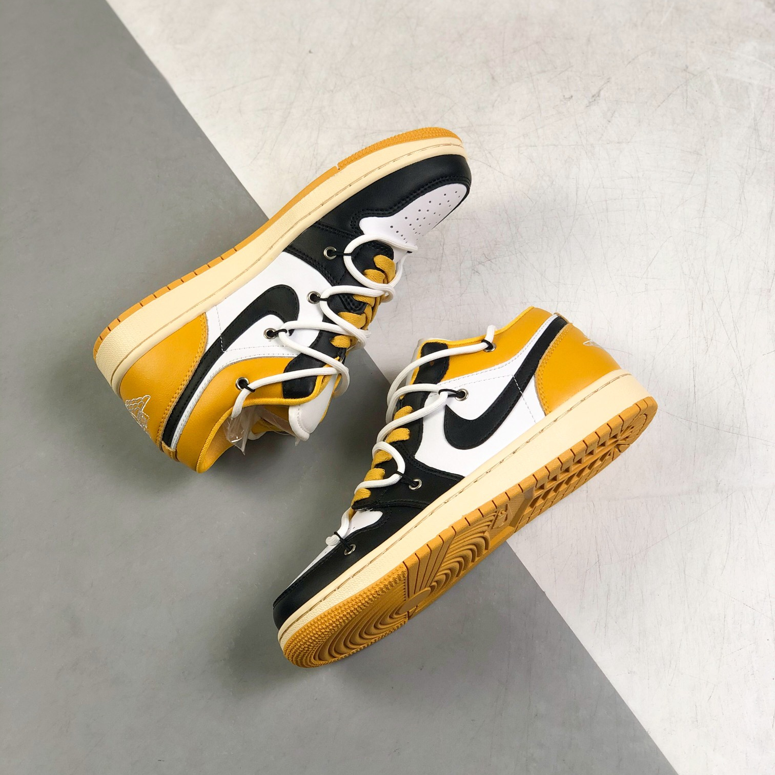 Nike Air Jordan 1 x OFF White Low Top Sneakers Shoes Gr. 36-46