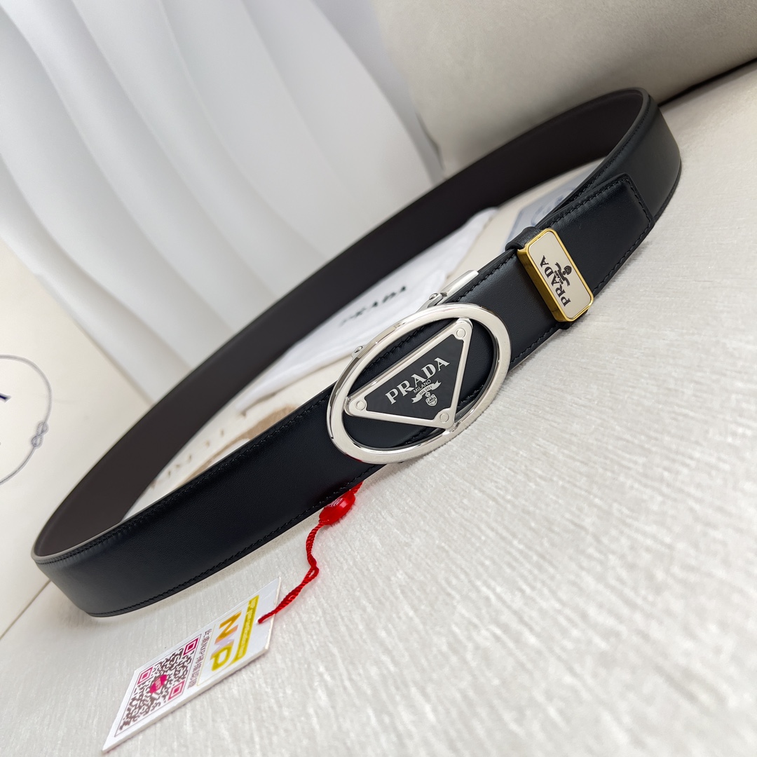 Prada Men Belt Width 3.5cm